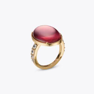 Kurt Geiger London Small Belgravia Ring Red Sz 7/8/9